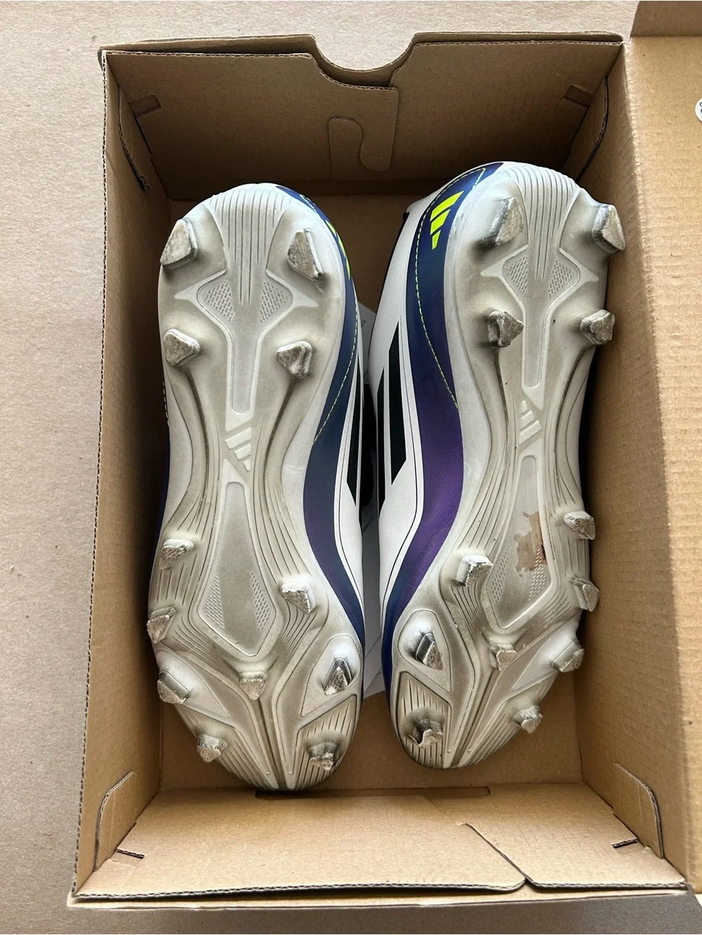 adidas Kids White, Purple & Black Sneakers